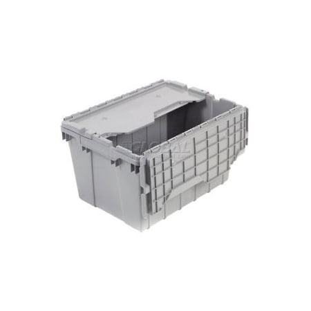 Akro-Mils Storage Case, 8 gal Volume Cap., Plastic, Gray 39085GREY